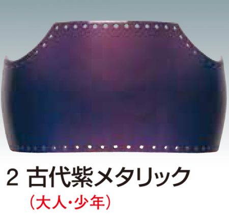 変わり塗胴　フアイバー　2古代紫メタリック(大人・少年用)